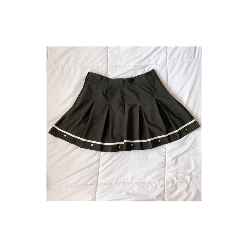 Black with white stripe Tennis/Golf Skirt